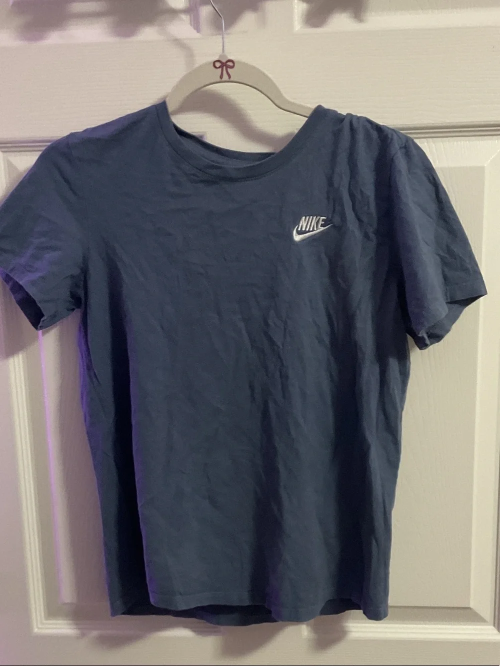 Nike Navy Blue Logo Tee never worn
